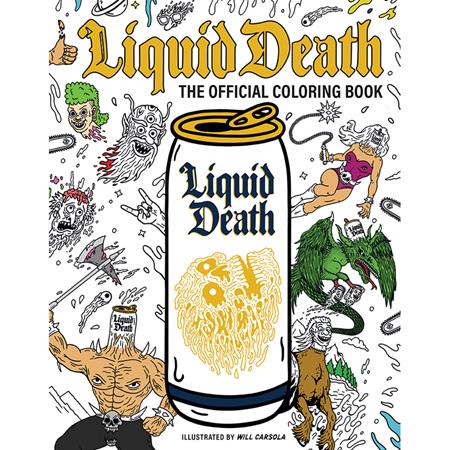 Liquid Death Tp The Official Coloring Book