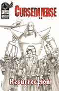 CURSEDVERSE RESURRECTION #1 CVR E MARK SPARACIO LTD B&W VAR