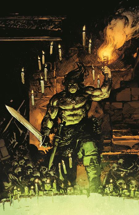 Conan The Barbarian Tides Of The Tyrant King #1 (Of 4) CVR J Gerardo Zaffino Virgin Cardstock Var (Mr)