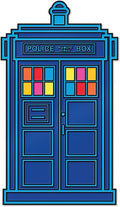DOCTOR WHO FIFTEENTH DOCTORS CHROMATIC TARDIS ENAMEL PIN BADGE