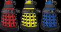 DOCTOR WHO PARADIGM DALEKS ENAMEL PIN BADGE
