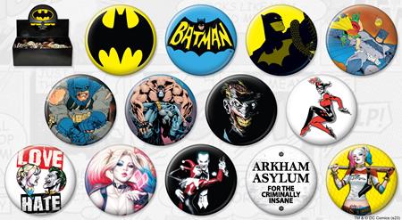 Ata-Boy Dc Batman 144 Piece Button Asst (Net)