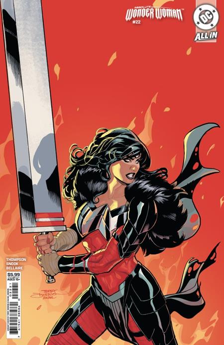 Df Absolute Wonder Woman #22 Variant Signed By Terry & Rachel Dodson