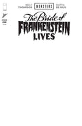 Universal Monsters Bride Of Frankenstein Lives #1 (Of 4) Cvr I Blank Sketch Var