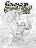 Savage Sword Of Conan #15 Sdcc Exclusive Alex Horley Cardstock Inks Var (Mr)