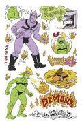 DEMONS RISE AND GRIND STICKER SHEET