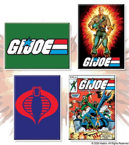 Ata-Boy Gi Joe 12 Magnet Pack (Net)