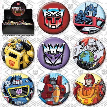 Ata-Boy Transformers 144 Piece Button Asst (Net)