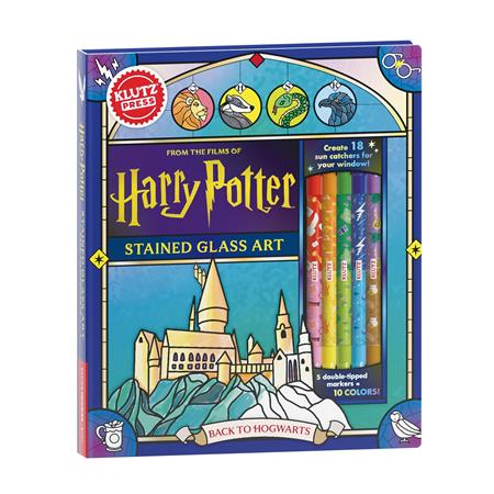Harry Potter Stained Glass Hc Back To Hogwarts