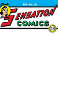 SENSATION COMICS #38 FACSIMILE EDITION CVR C BLANK VAR