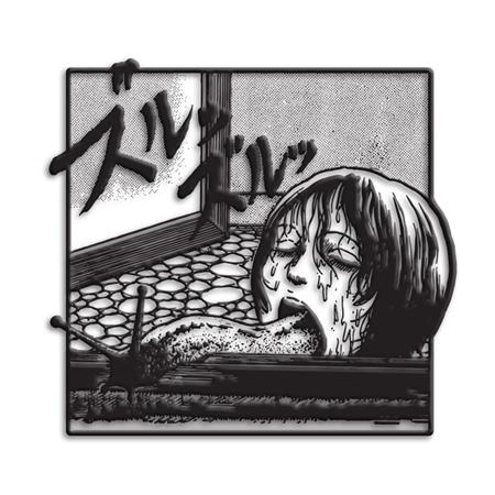 JUNJI ITO SLUG GIRL ENAMEL PIN BADGE (MR)