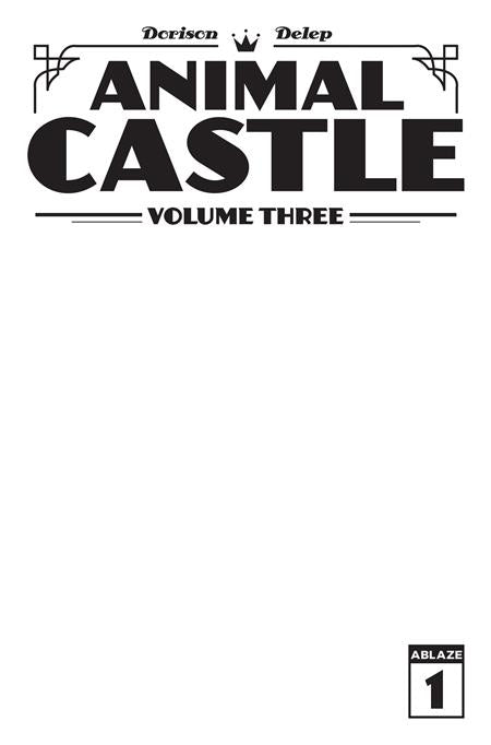 Animal Castle Vol 3 #1 (Of 3) Cvr B Blank Sketch Var