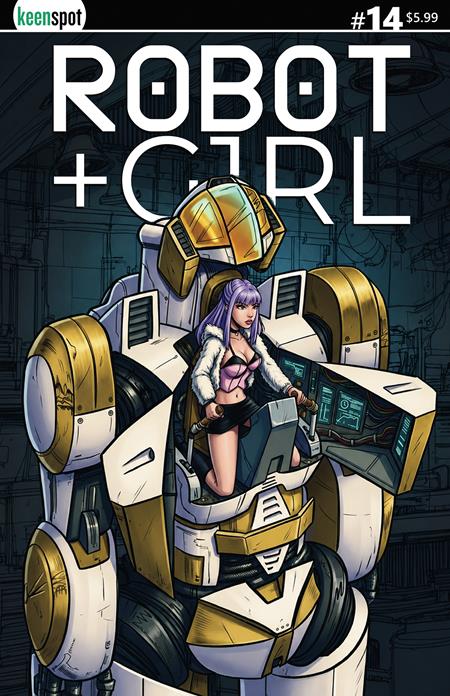 Robot + Girl #14 Cvr A Mike White Sitting Pretty