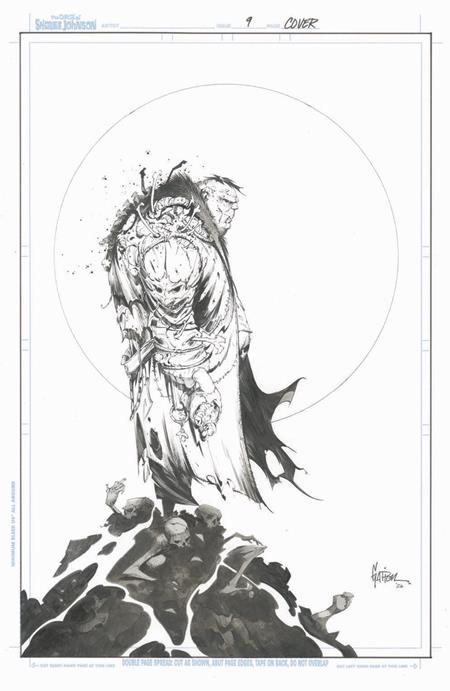 Spawn The Curse Of Sherlee Johnson #9 Cvr C Jonathan Glapion B&W Virgin Var