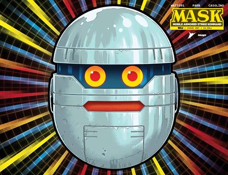 Mask #7 Cvr H Pye Parr & Luke Preece Die Cut Mask Var