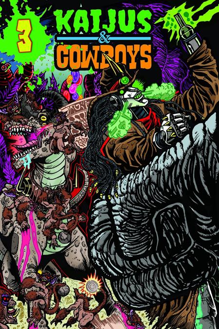 Kaijus And Cowboys #3 (Of 12) Cvr A Frankie B Washington