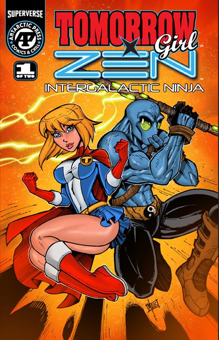 Tomorrow Girl X Zen Intergalactic Ninja #1 (Of 2) Cvr B Bill Maus Var