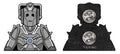 Doctor Who Cyberwarrior Enamel Pin Badge