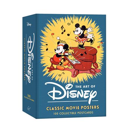 DISNEY THE ART OF DISNEY ICONIC MOVIE POSTERS 100 COLLECTIBLE POSTCARDS