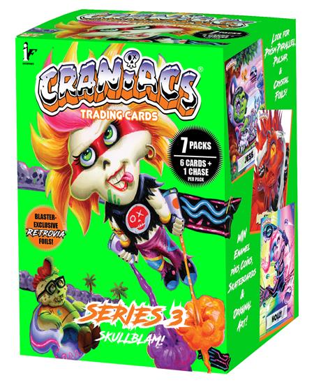 CRANIACS TRADING CARDS SERIES 3 SKULLBLAM BLASTER BOX CASE