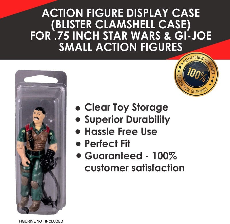Star Wars & Gi-Joe 3.75 inch Action Figures loose  - Collectibles Blisters Clamshell EVORETRO Case - PET Protector