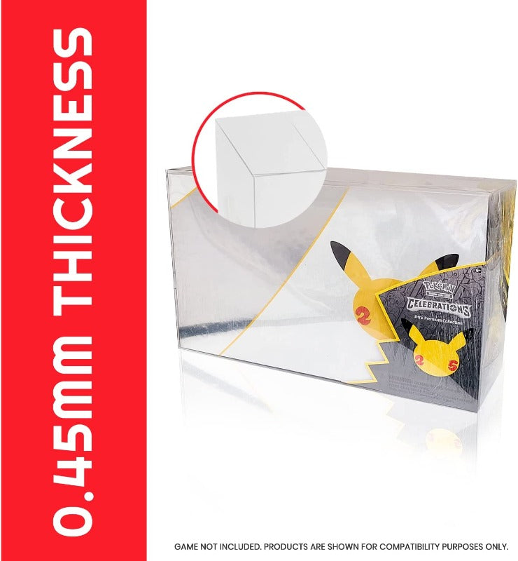 Pokemon Celebrations Ultra Premium Booster Collection Box EVORETRO PET Protector 0.45MM - Pack of 1
