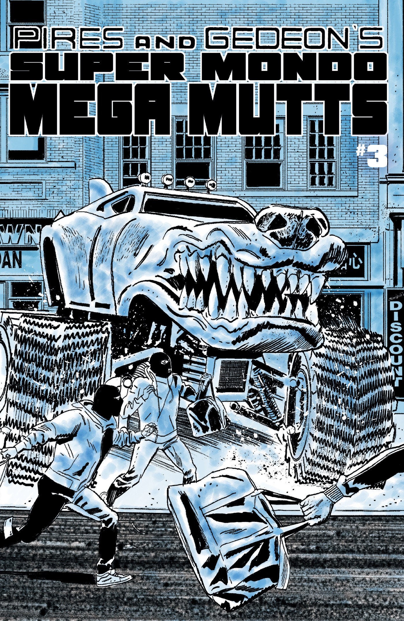 Super Mondo Mega Mutts #3 Cvr B Alex Diotto Homage Var