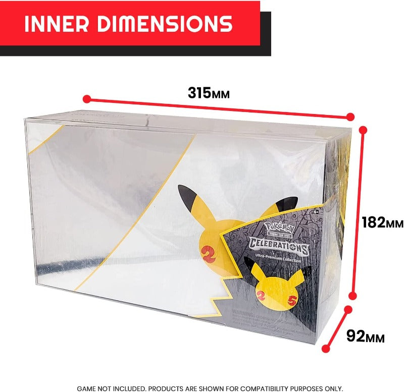 Pokemon Celebrations Ultra Premium Booster Collection Box EVORETRO PET Protector 0.45MM - Pack of 1