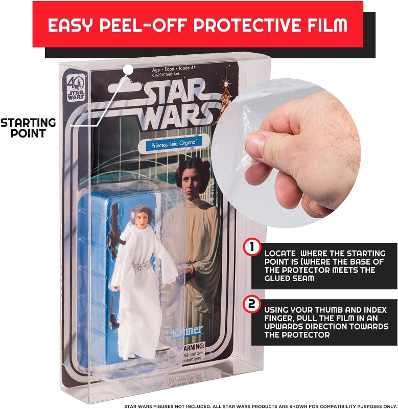 Star Wars 6 inches - 40th Legacy Pack (Carded) - EVORETRO PET Protectors - Pack of 12