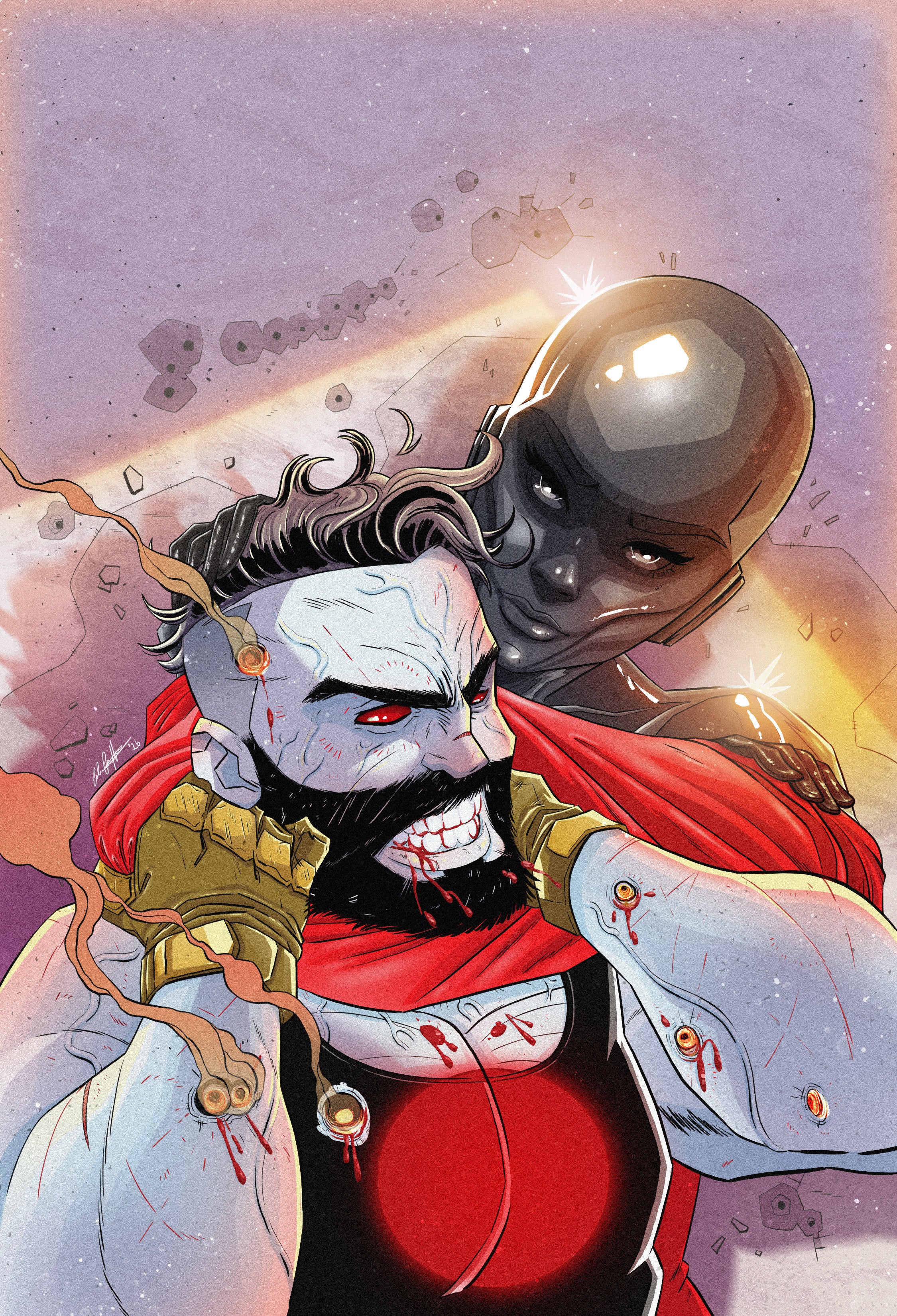 Valiant Beyond: Bloodshot #7--Toy Soldiers #1 Variant C (Griffin Full Art)