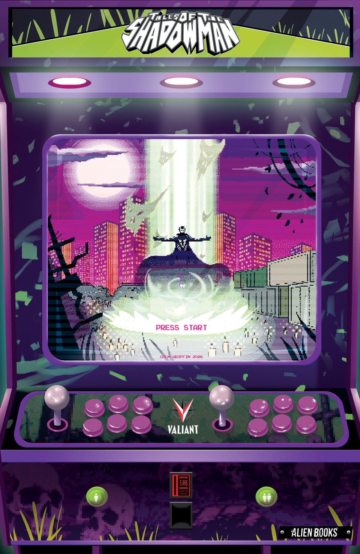 Valiant Beyond: Tales Of The Shadowman Finale--Darque Legacy Variant C (Griffin Full Art Arcade Variant)