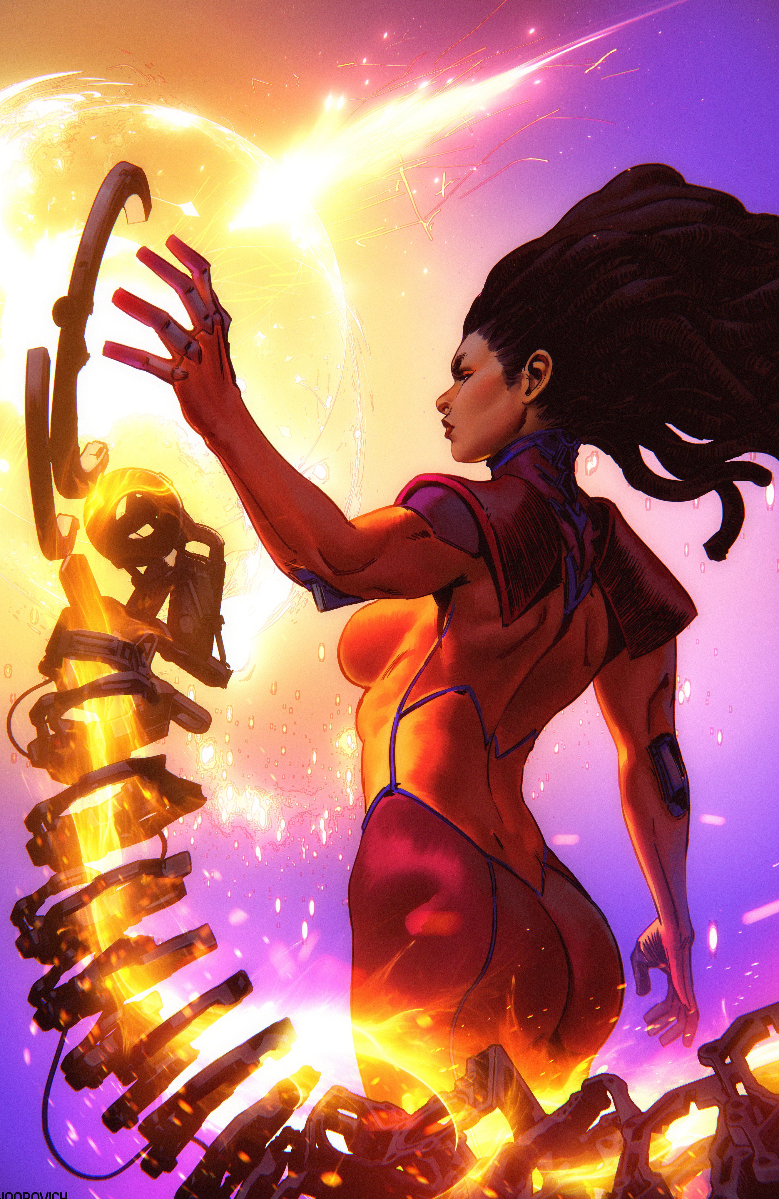 Valiant Beyond: All-New Harbinger #7--Risen #1 Variant D (Noobovich Full Art)