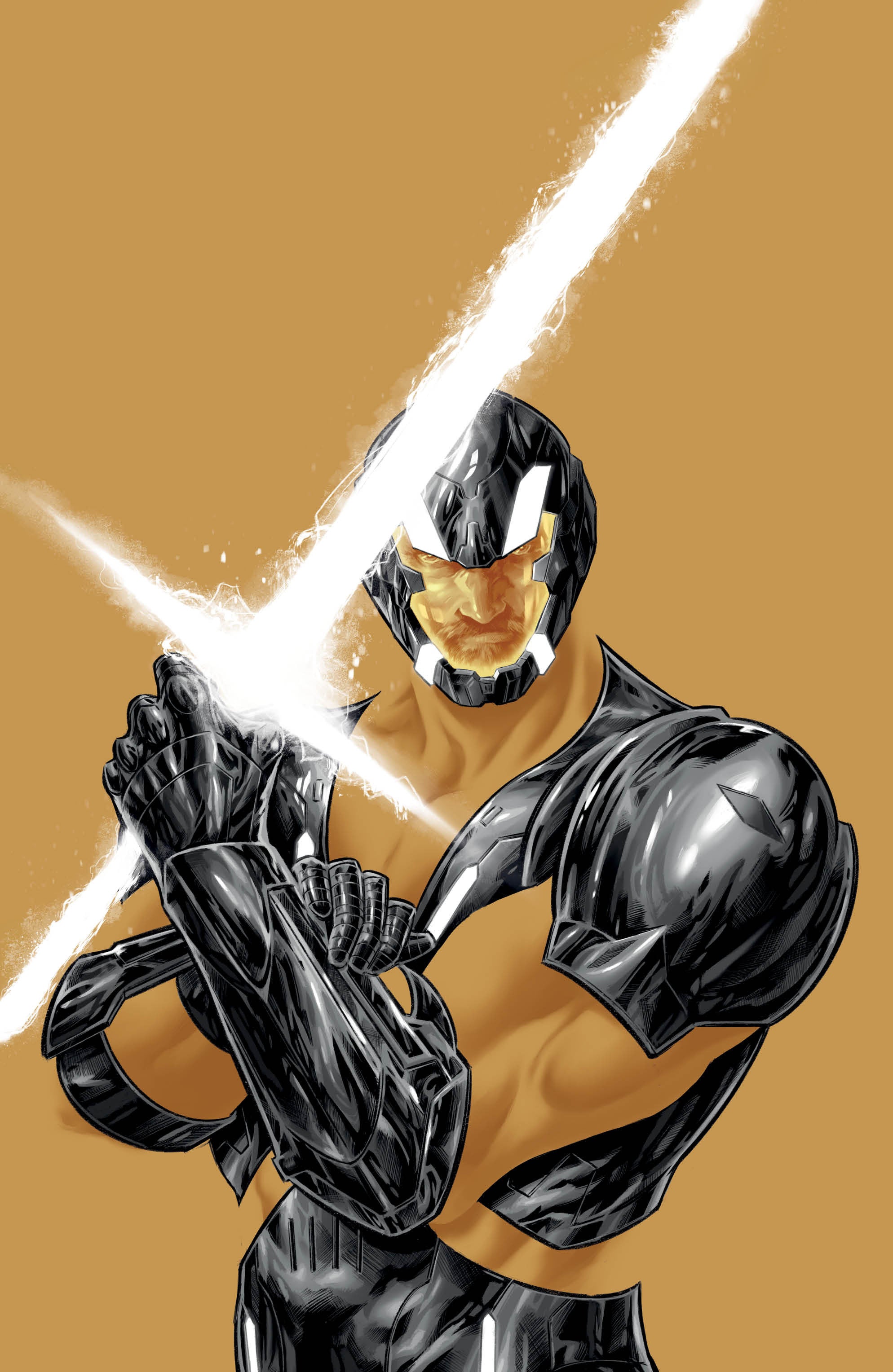 X-O Manowar Black, White & Gold #1 Variant C (Fajardo Full Art)