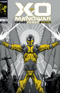 X-O Manowar: Black, White & Gold #3 Variant B (Johnson Black, White & Gold Variant)