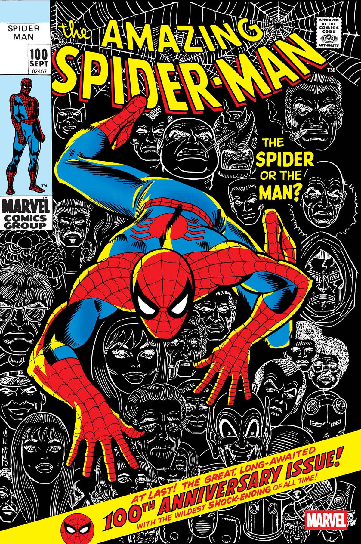 Amazing Spider-Man #100 Facsimile Edition Poster