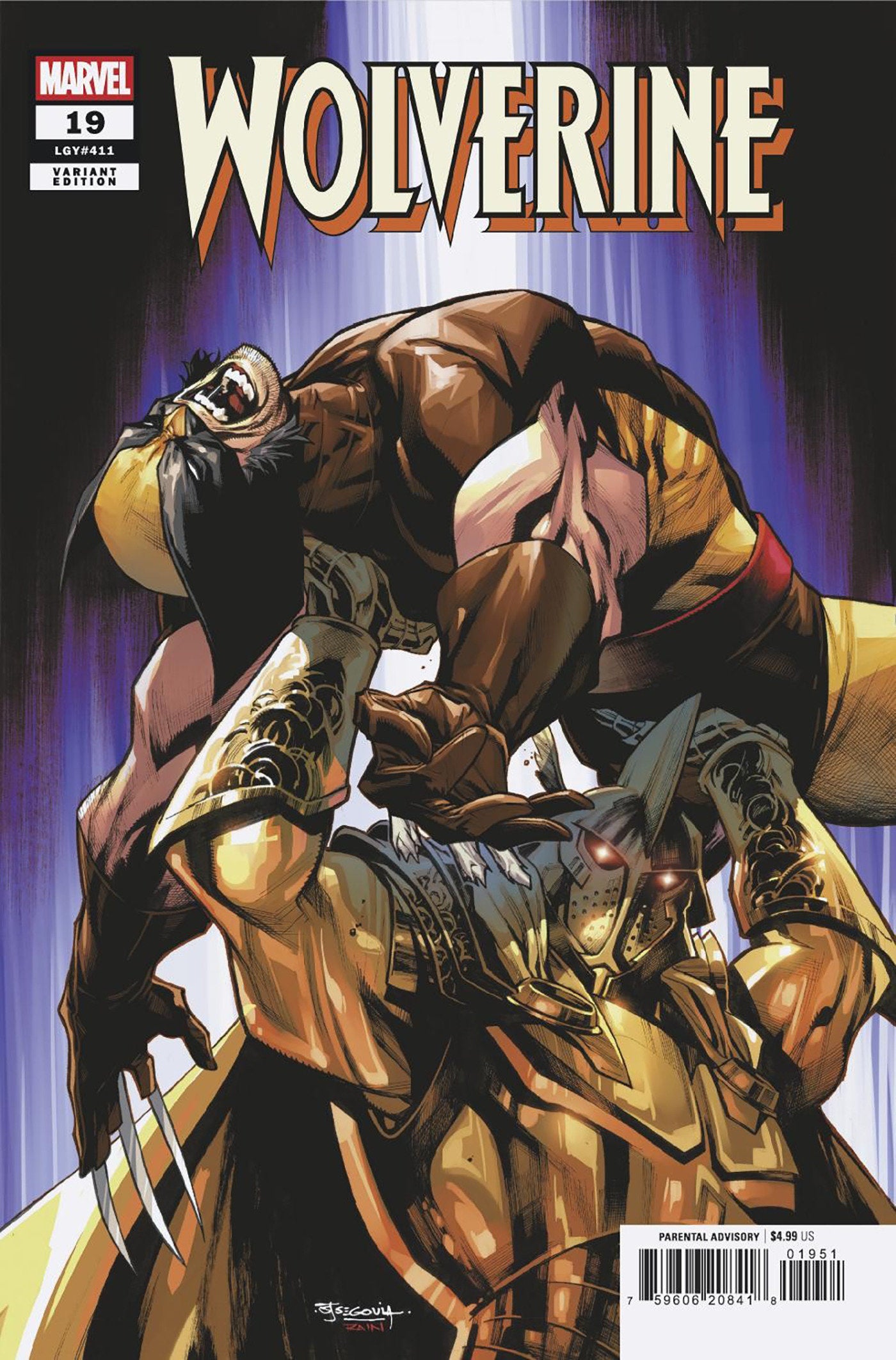 WOLVERINE #19 STEPHEN SEGOVIA SPOILER VARIANT