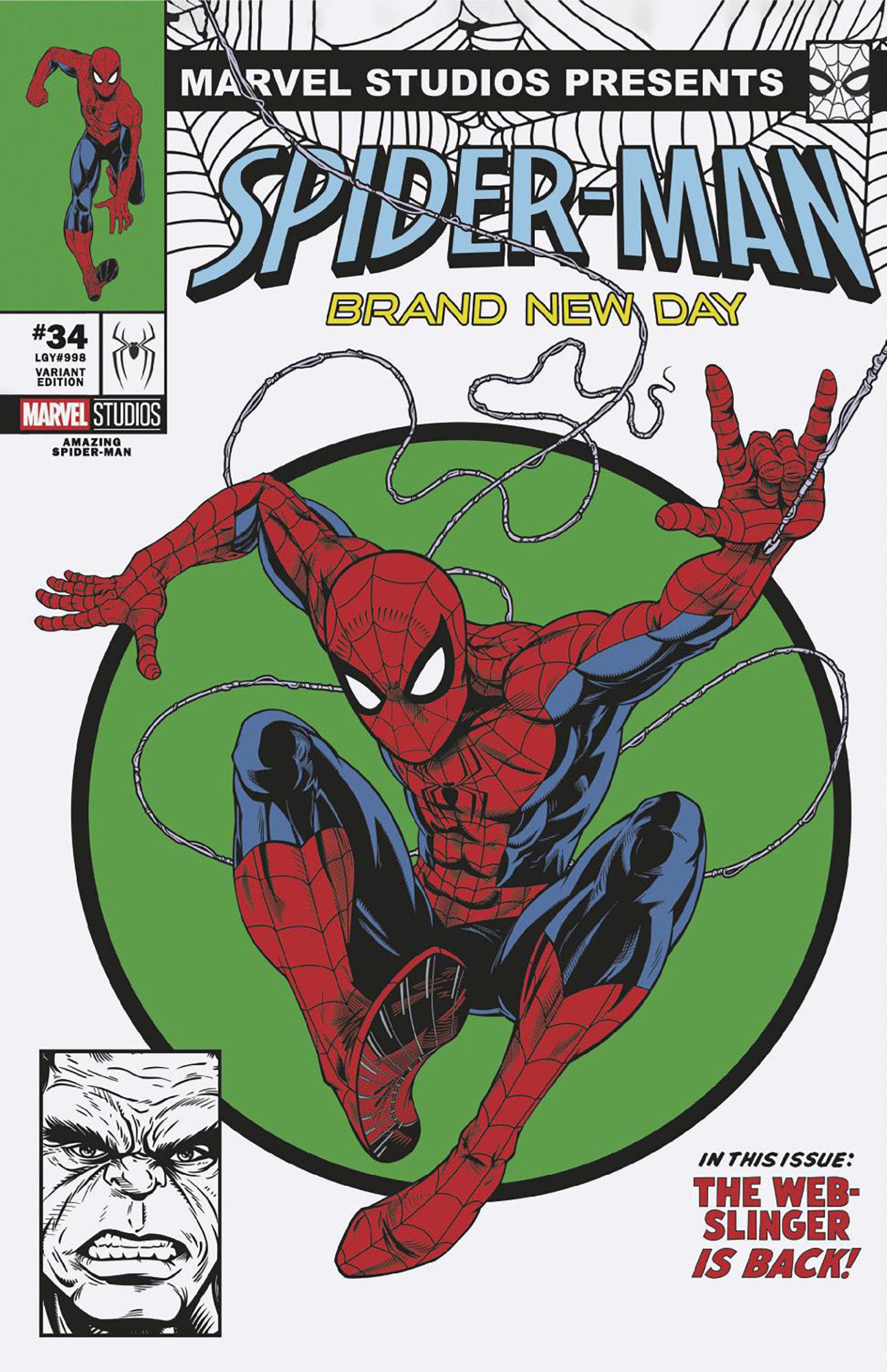 AMAZING SPIDER-MAN #34 ADAM STAFFORD SPIDER-MAN: BRAND NEW DAY MARVEL STUDIOS VARIANT