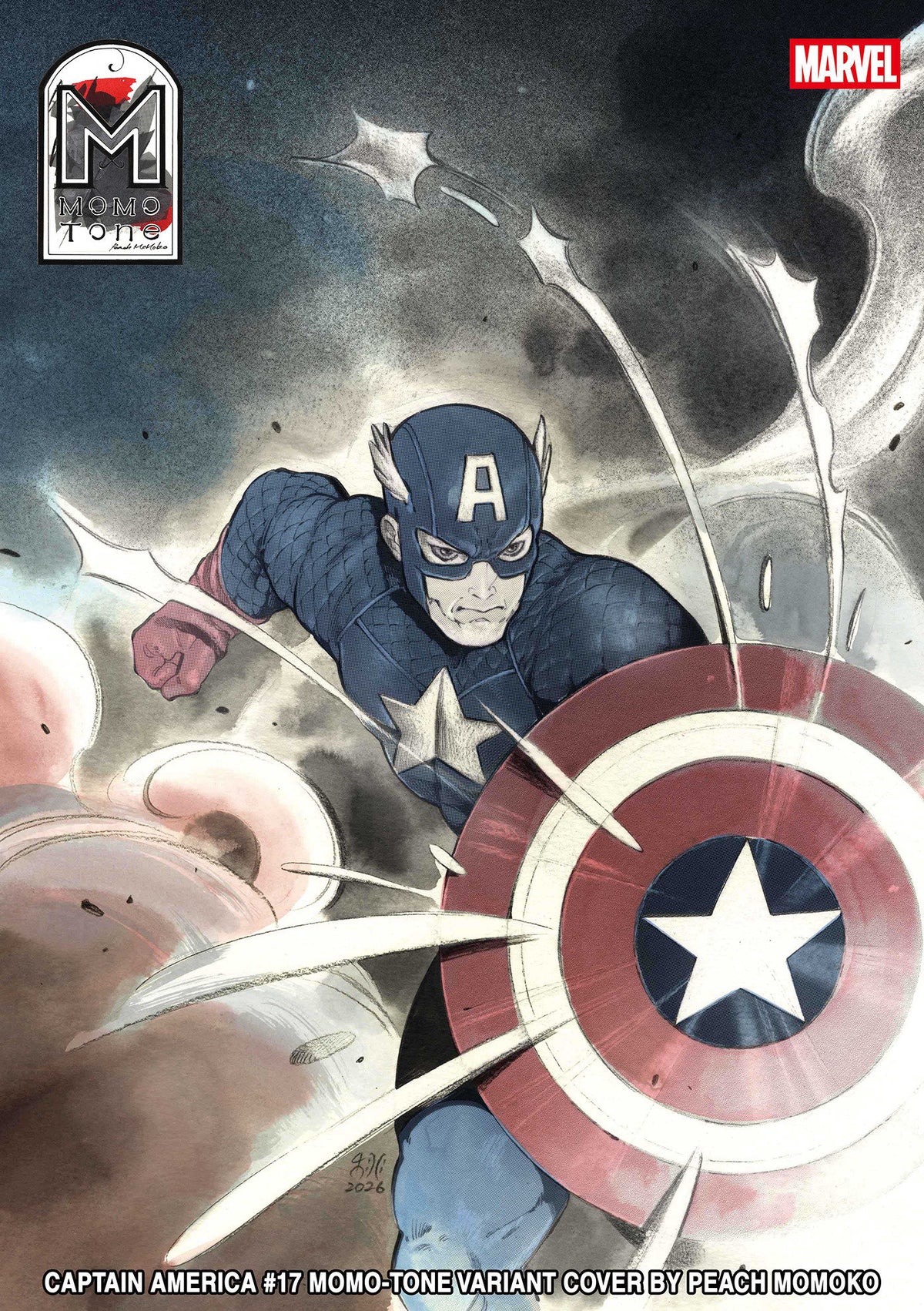 Captain America #17 Peach Momoko Momo-Tone Variant