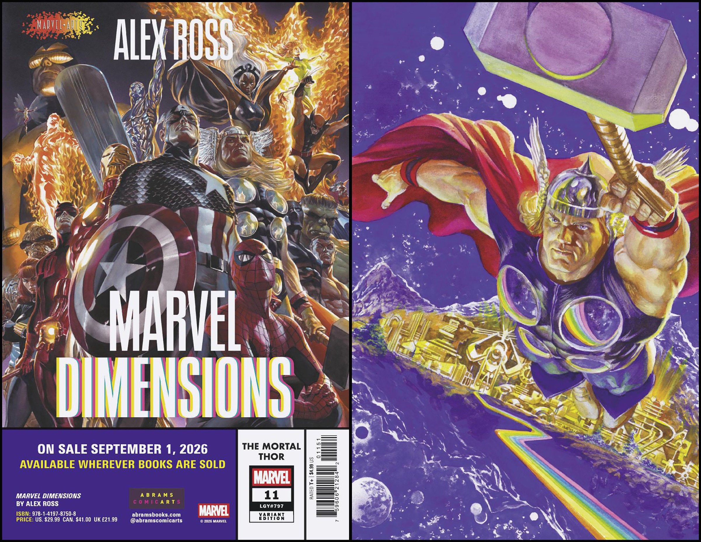 MORTAL THOR #11 ALEX ROSS MARVEL DIMENSIONS VARIANT