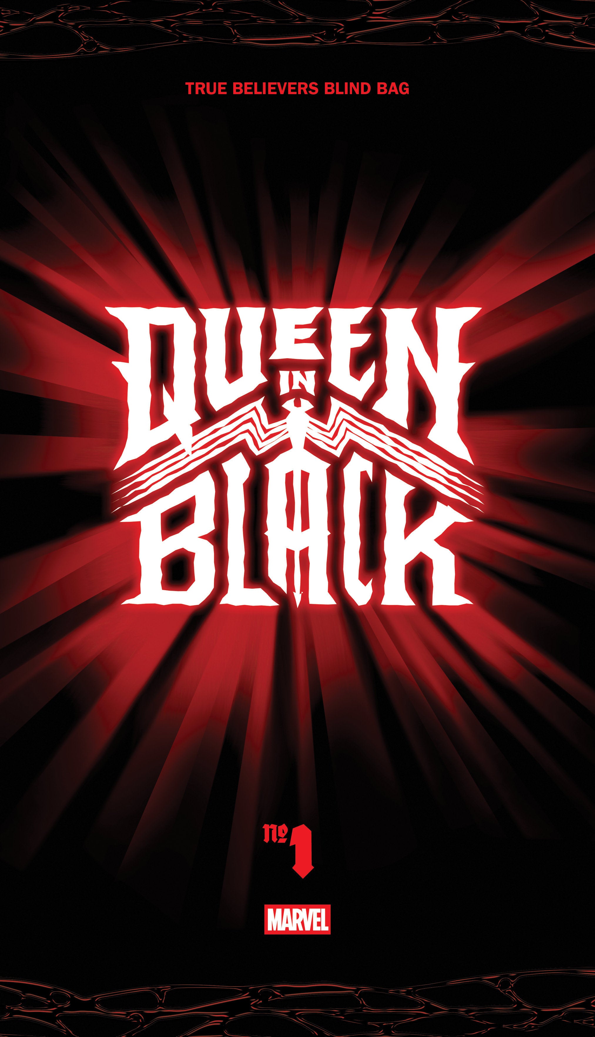 QUEEN IN BLACK #1 TRUE BELIEVERS 20-BAG DISPLAY BOX