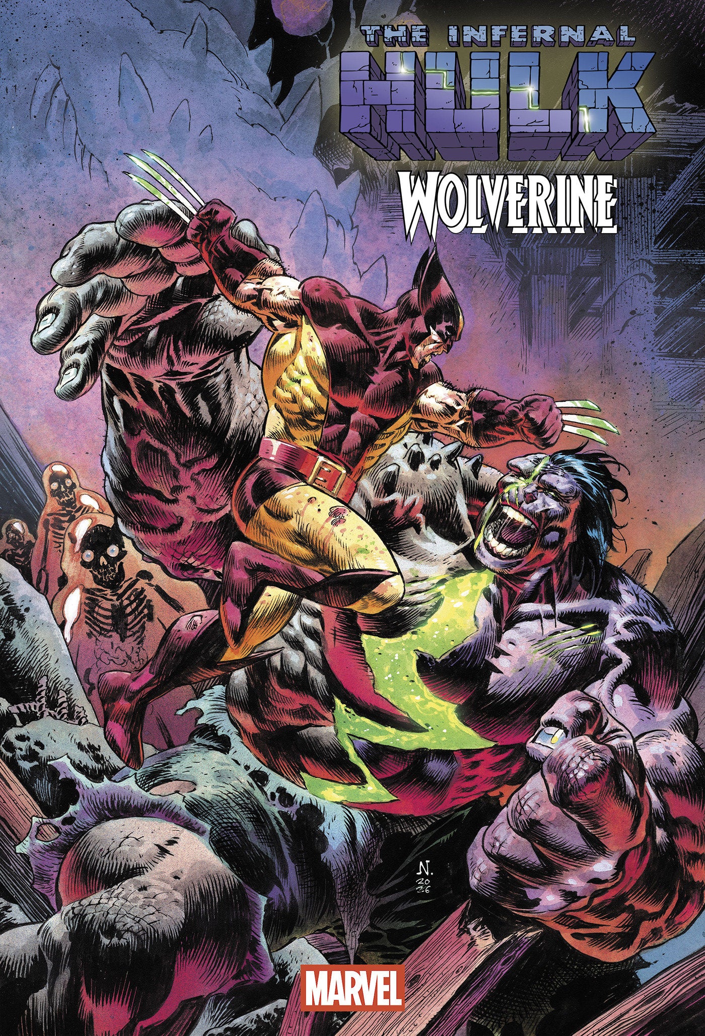 Infernal Hulk Vs. Wolverine #1
