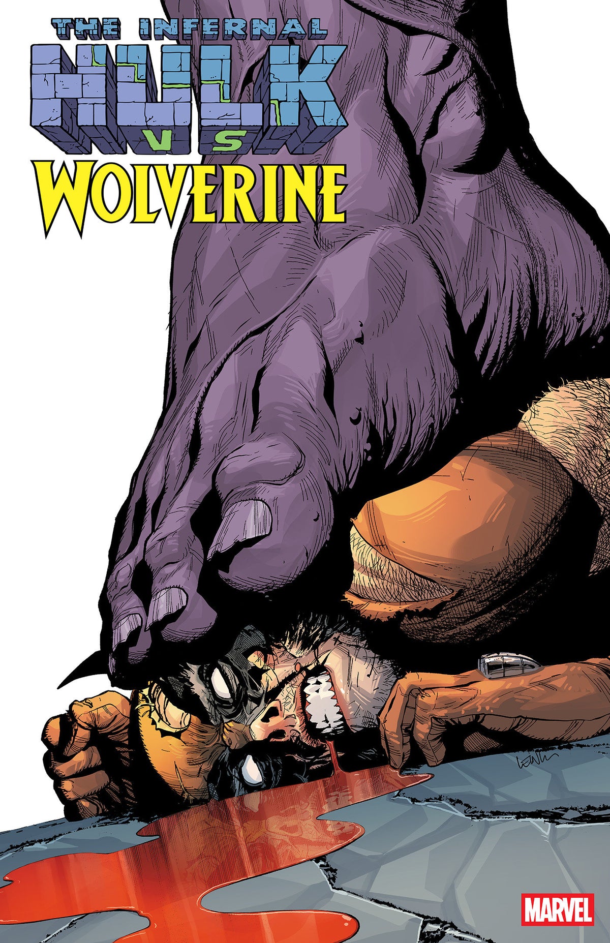 Infernal Hulk Vs. Wolverine #1 Leinil Yu Variant