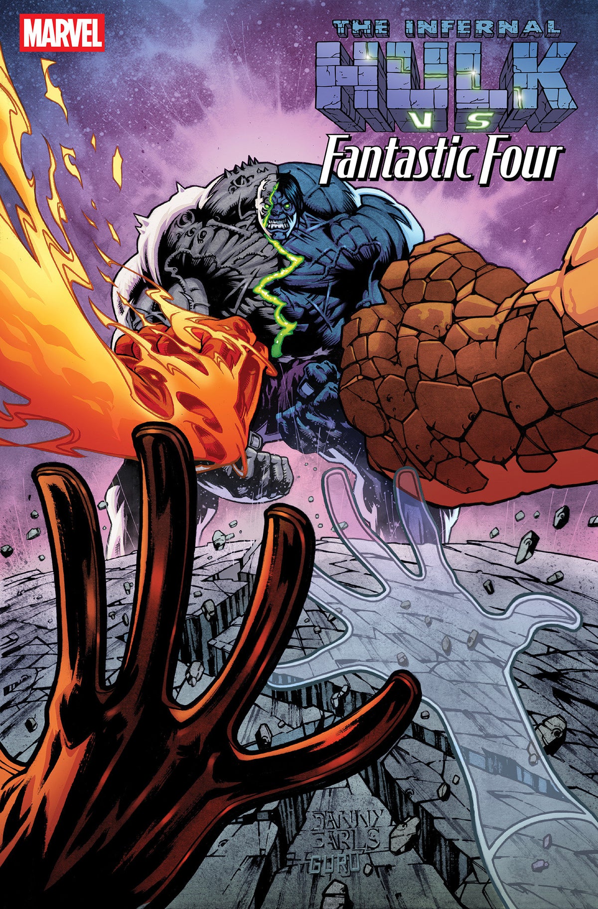 Infernal Hulk Vs. Fantastic Four #1 Danny Earls Variant