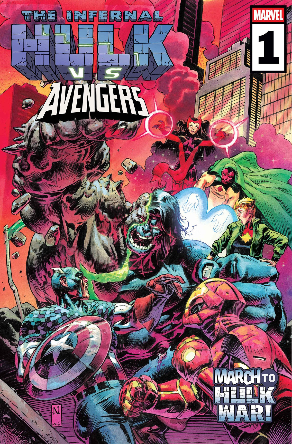 Infernal Hulk Vs. Avengers #1 Cover A