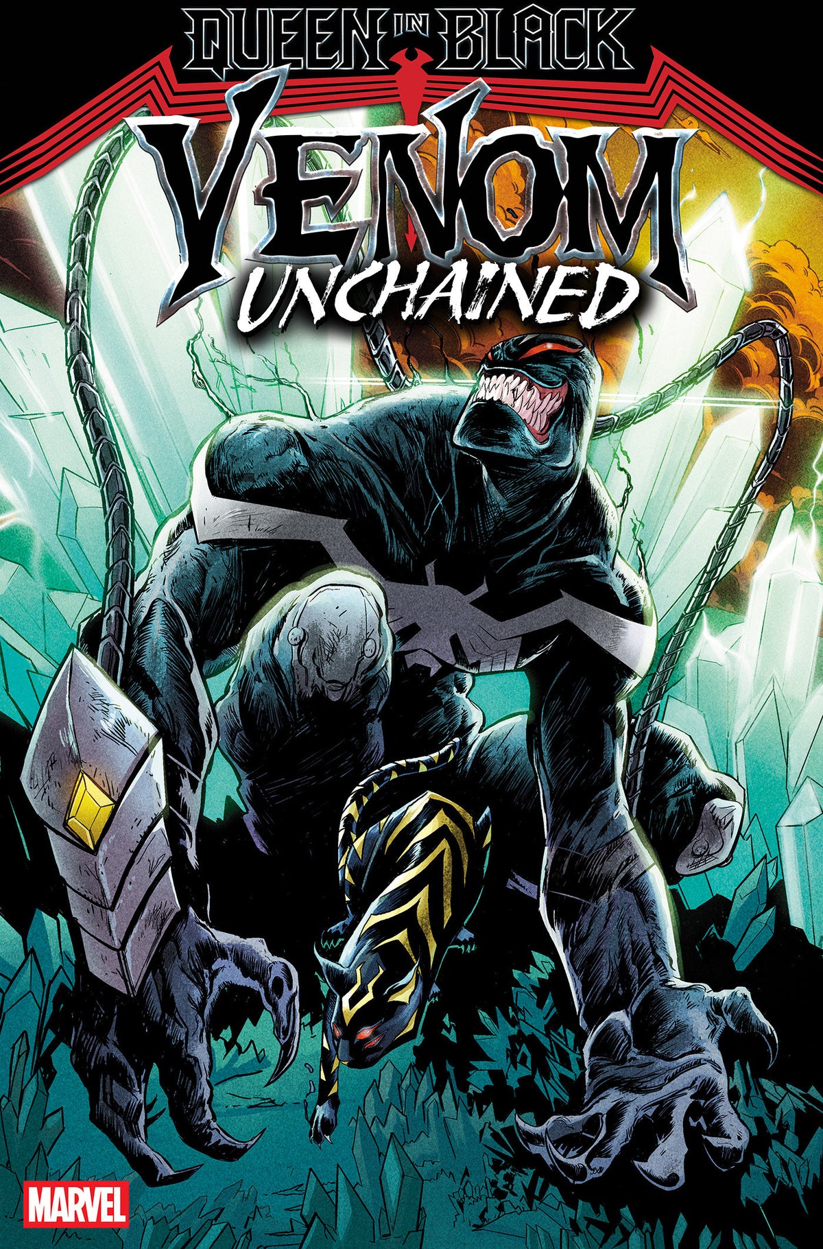 Queen In Black: Venom Unchained #3 Adam Pollina Variant [Qib]