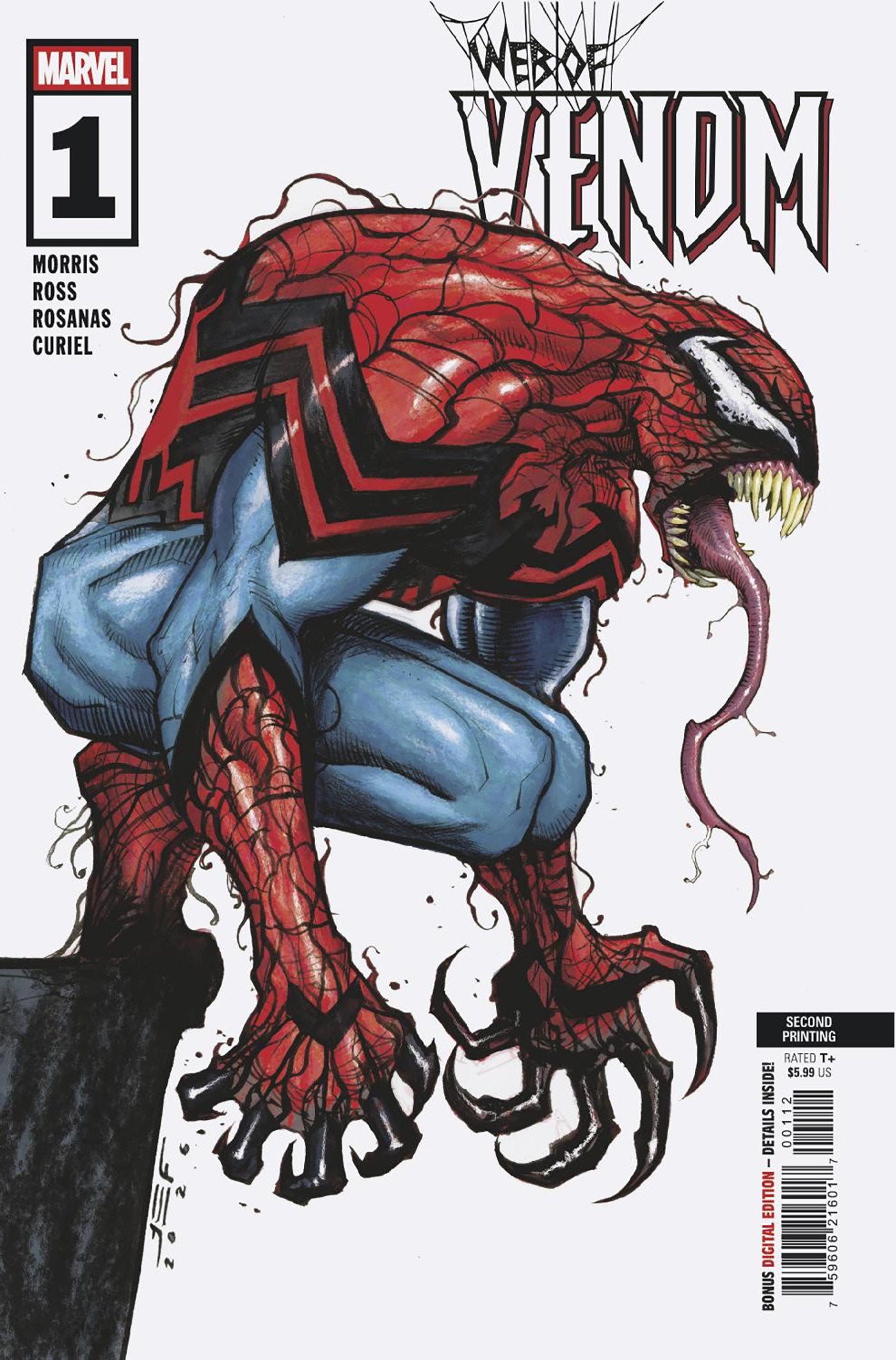 WEB OF VENOM #1 JUAN FERREYRA 2ND PRINTING VARIANT