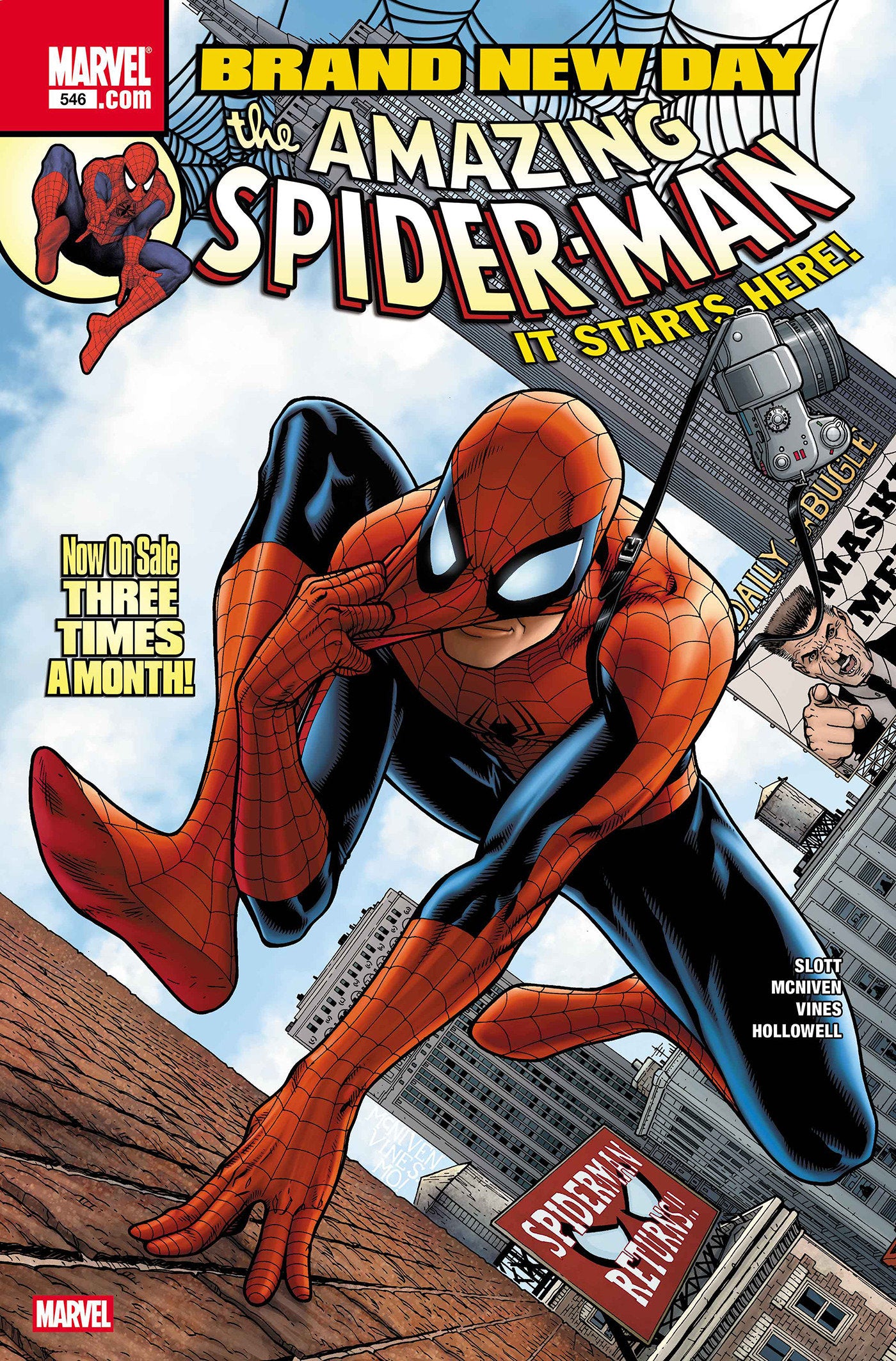 AMAZING SPIDER-MAN #546 FACSIMILE EDITION FOIL VARIANT