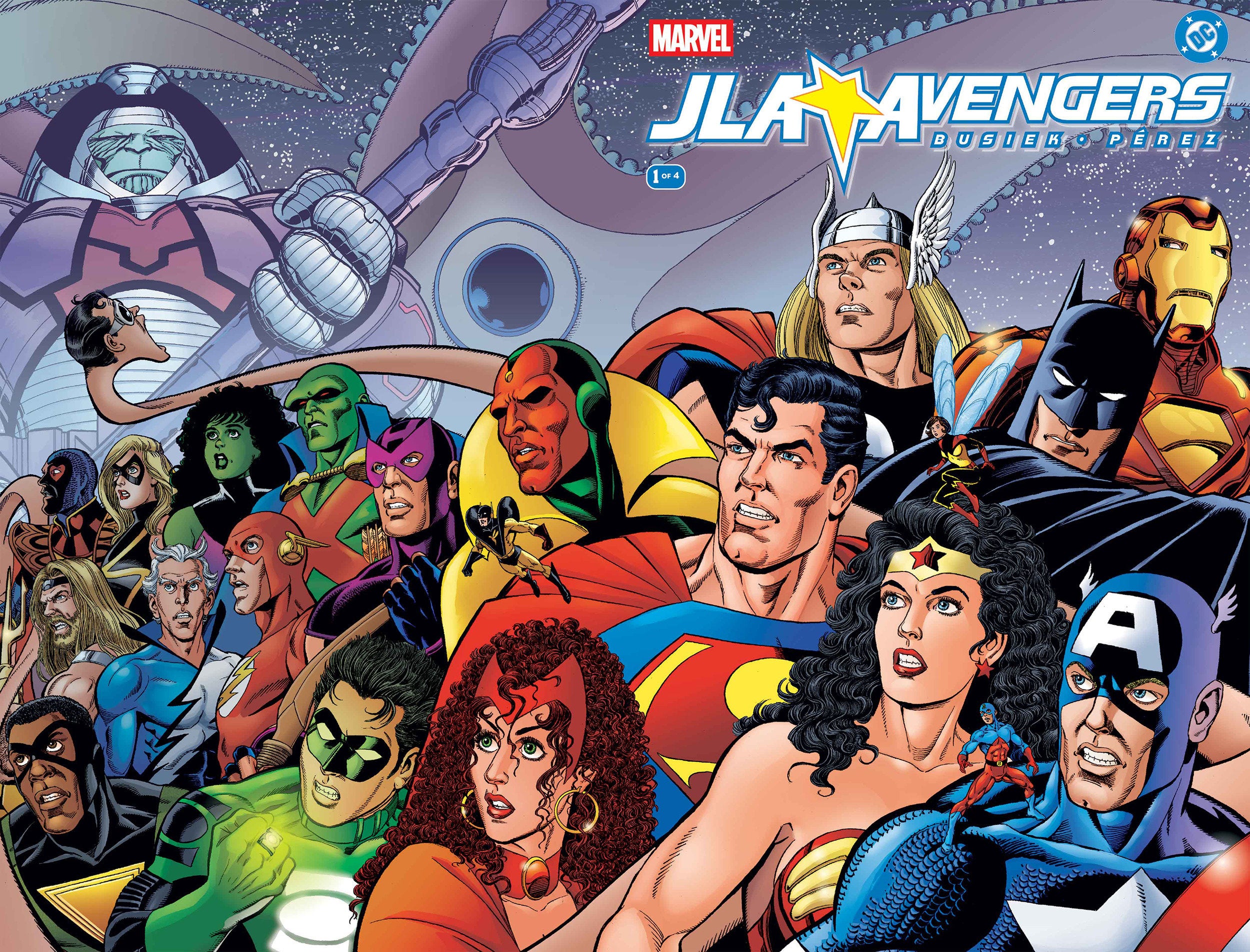 JLA/AVENGERS #1 FACSIMILE EDITION WRAPAROUND COVER