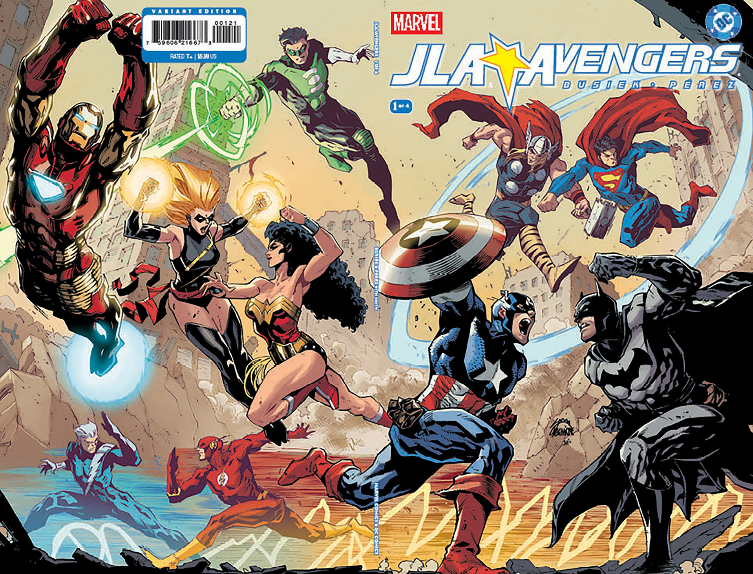 JLA/AVENGERS #1 FACSIMILE EDITION RYAN STEGMAN WRAPAROUND VARIANT