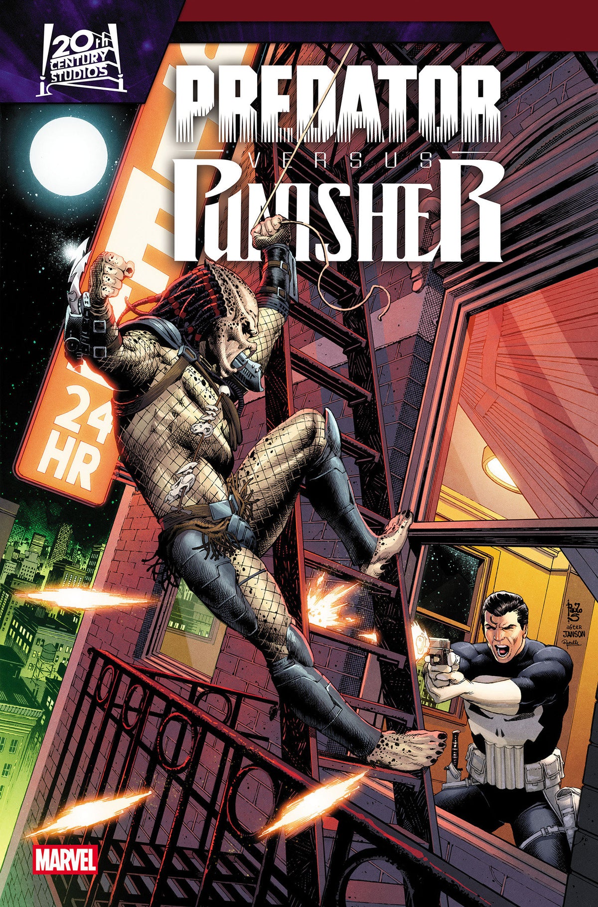 Predator Vs. Punisher #2 Cover B Paulo Siqueira Homage Variant